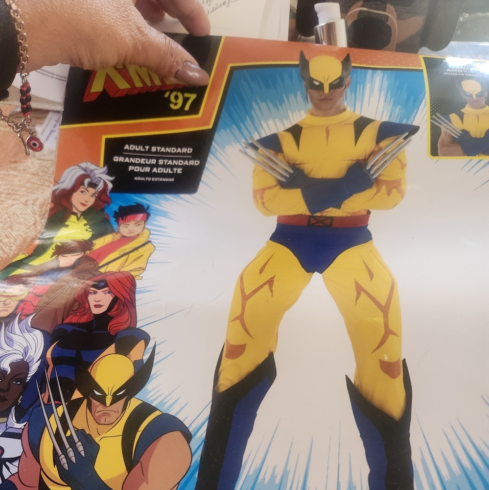 Wolverine Adult Costume - Yellow and Blue